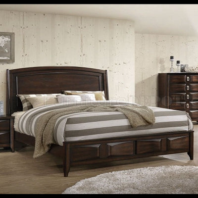 Wood bed frame